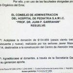 donación messi y mascherano al garrahan